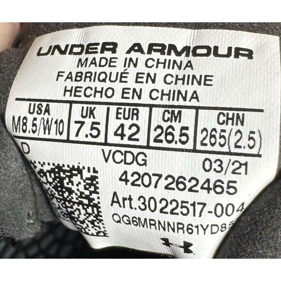 Under Armour Womens 10 Mens 8.5 Hovr Silencer Track Javelin Shoes Sneakers Spike - Picture 8 of 10